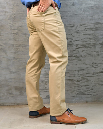 Pantalón 5 Bolsillos Caqui