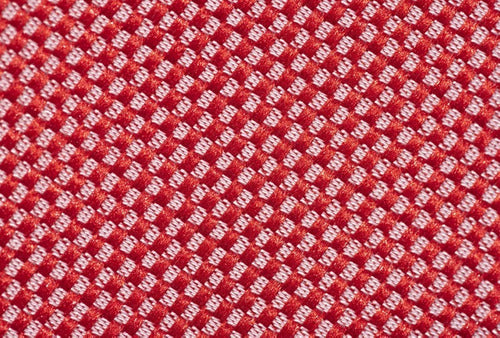 Corbata Pitilo En Poliester Color Rojo Puntos Blancos