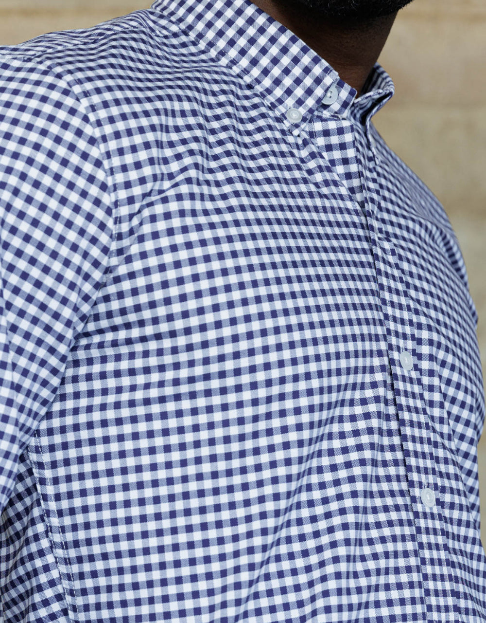 Camisa Navy - Moldería Slim