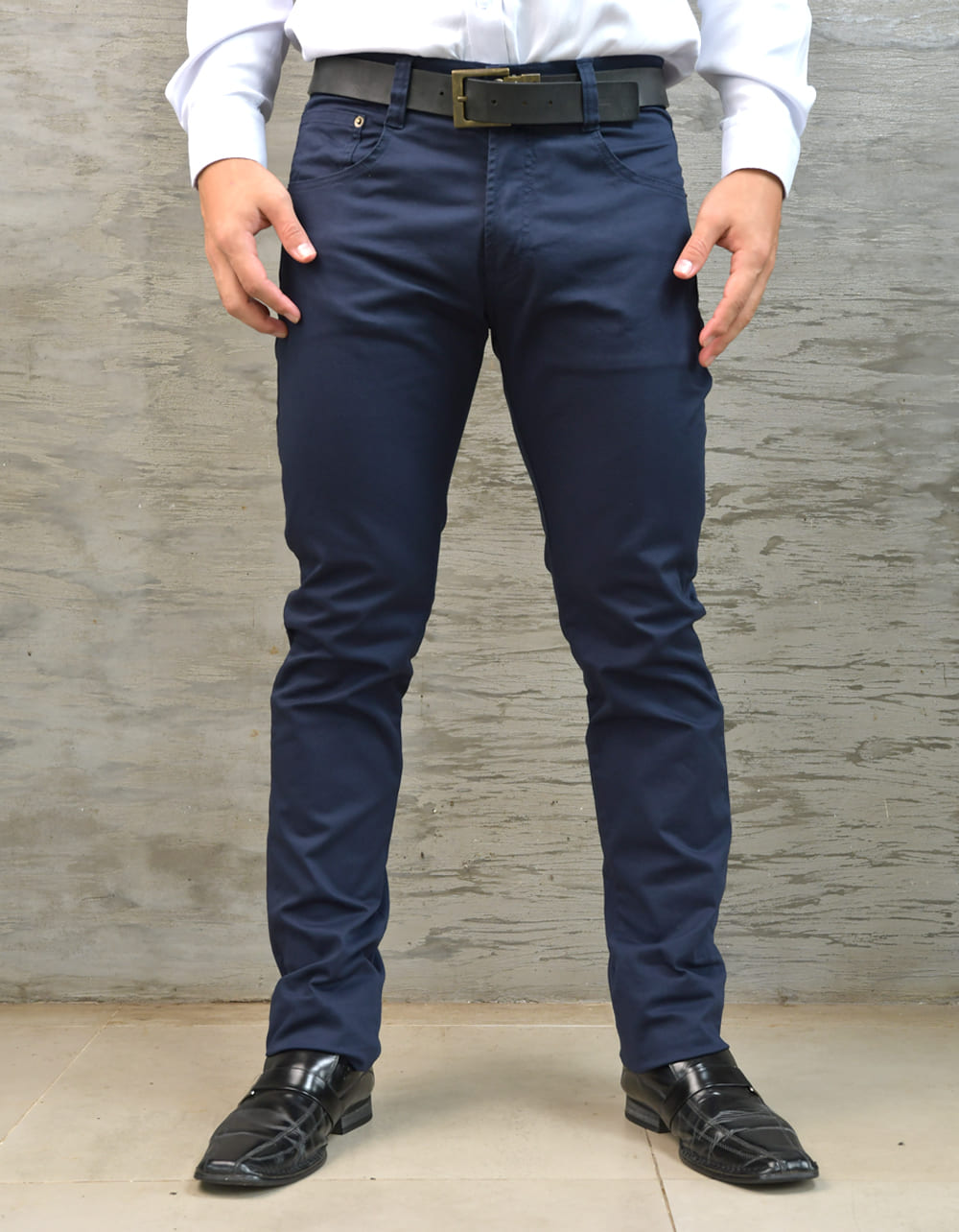 Pantalón 5 Bolsillos Azul Oscuro