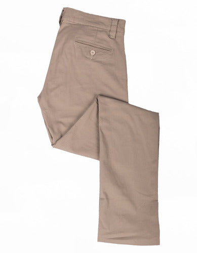 Pantalón Informal Stretch Beige