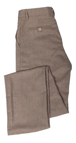 Pantalón Clásico Standard Fit Caqui