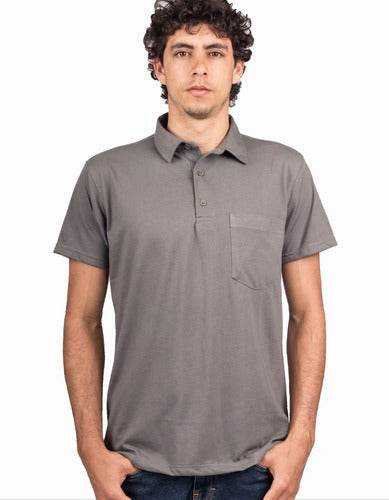 Camiseta Polo Louis Barton Gris