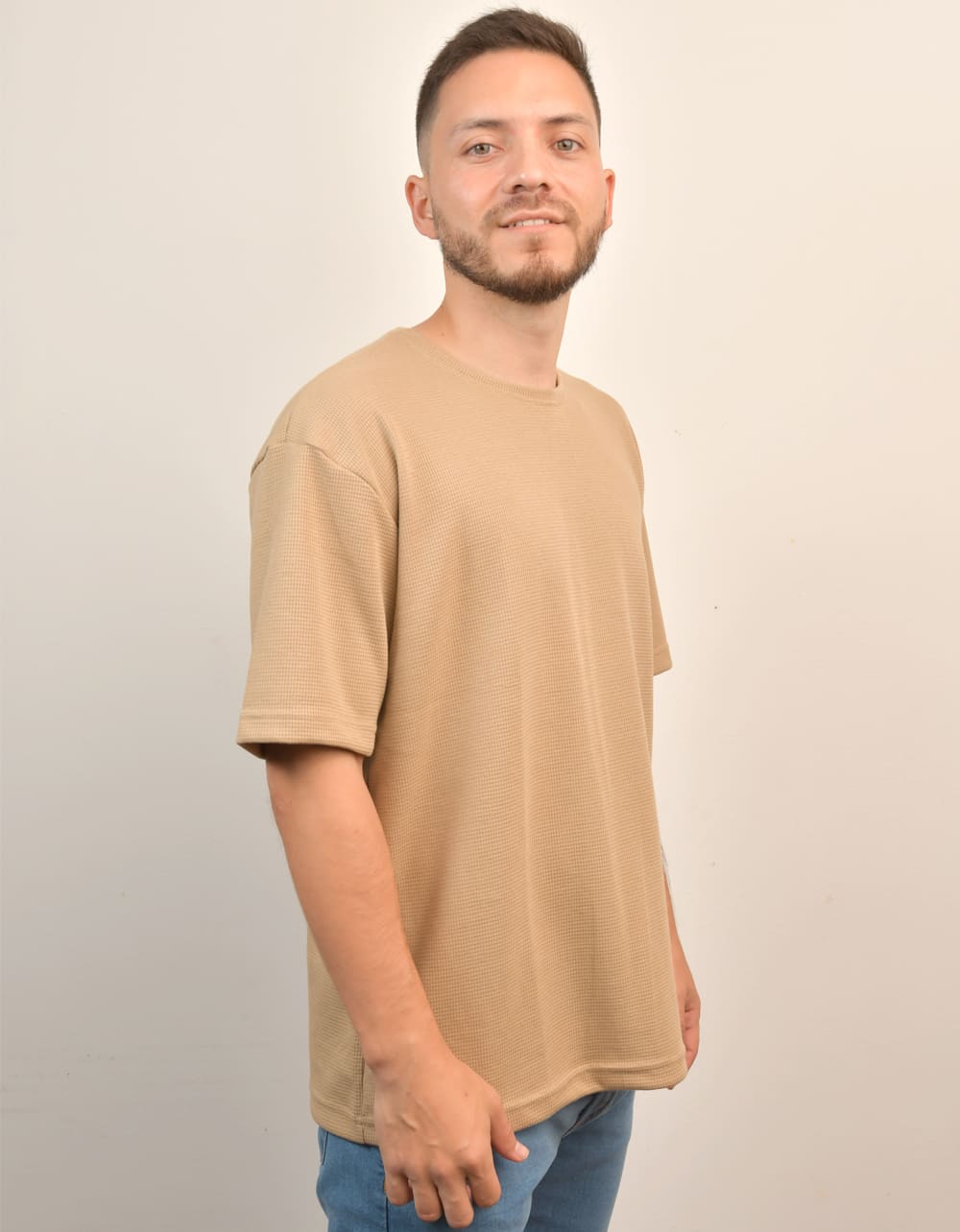 Camiseta Oversize Beige