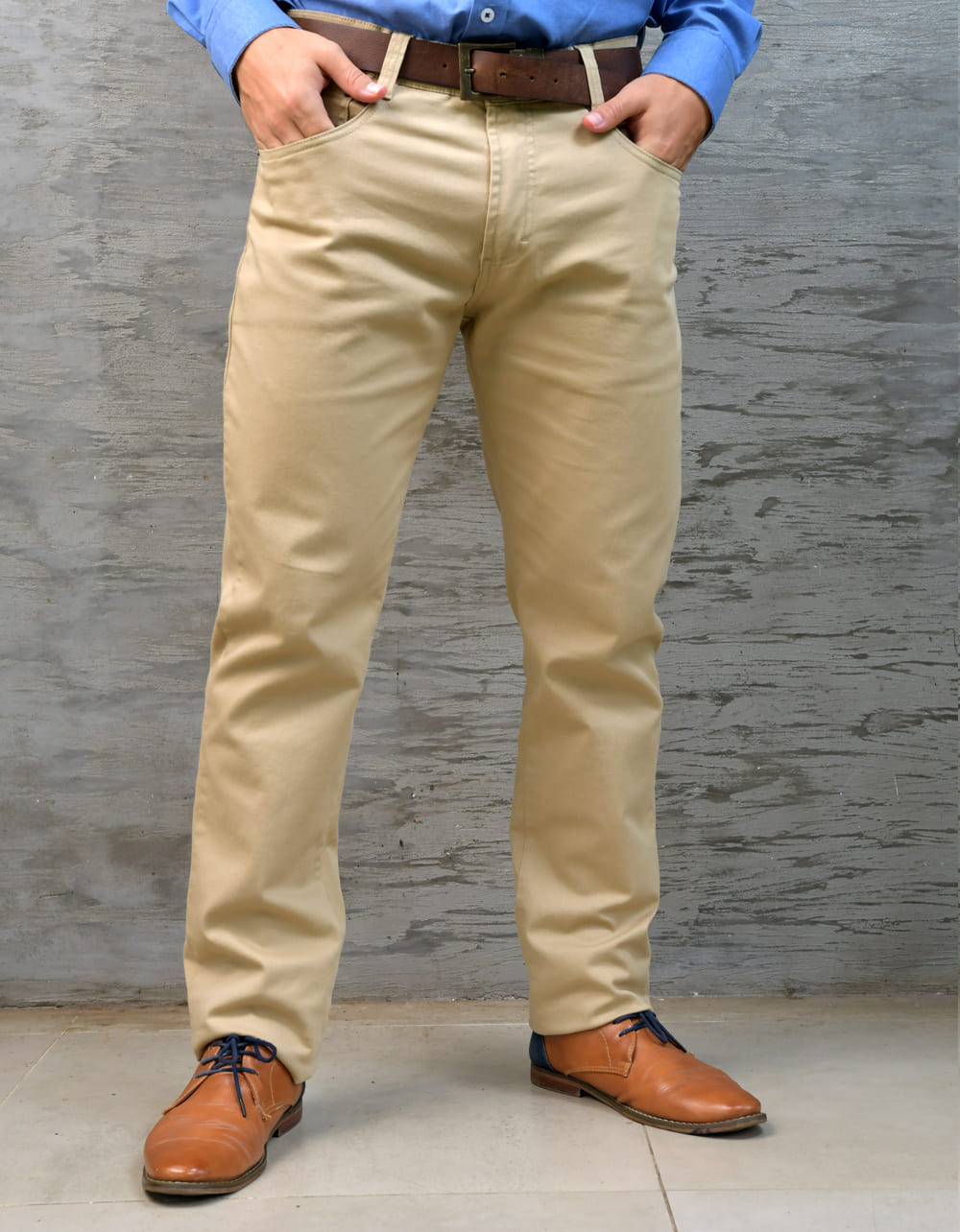 Pantalón 5 Bolsillos Caqui