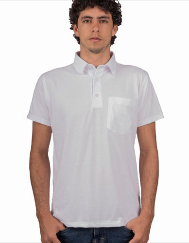 Camiseta Polo Color Blanco