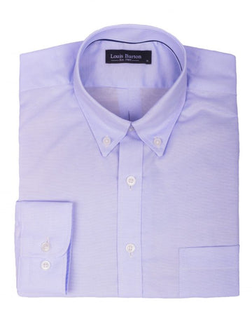 Camisa Oxford Manga Larga Azul Claro - Moldería clásica