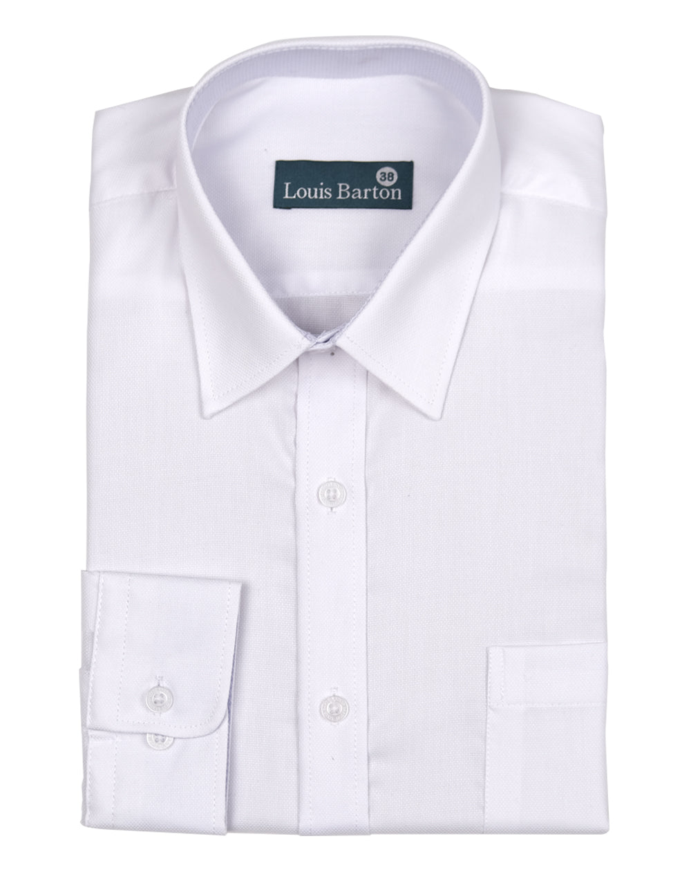 Camisa Manga Larga Blanca Textura Lino - Moldería slim