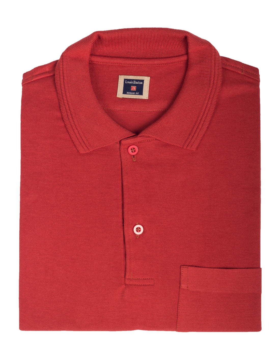 Camiseta Polo Solo Fondo Color Rojo