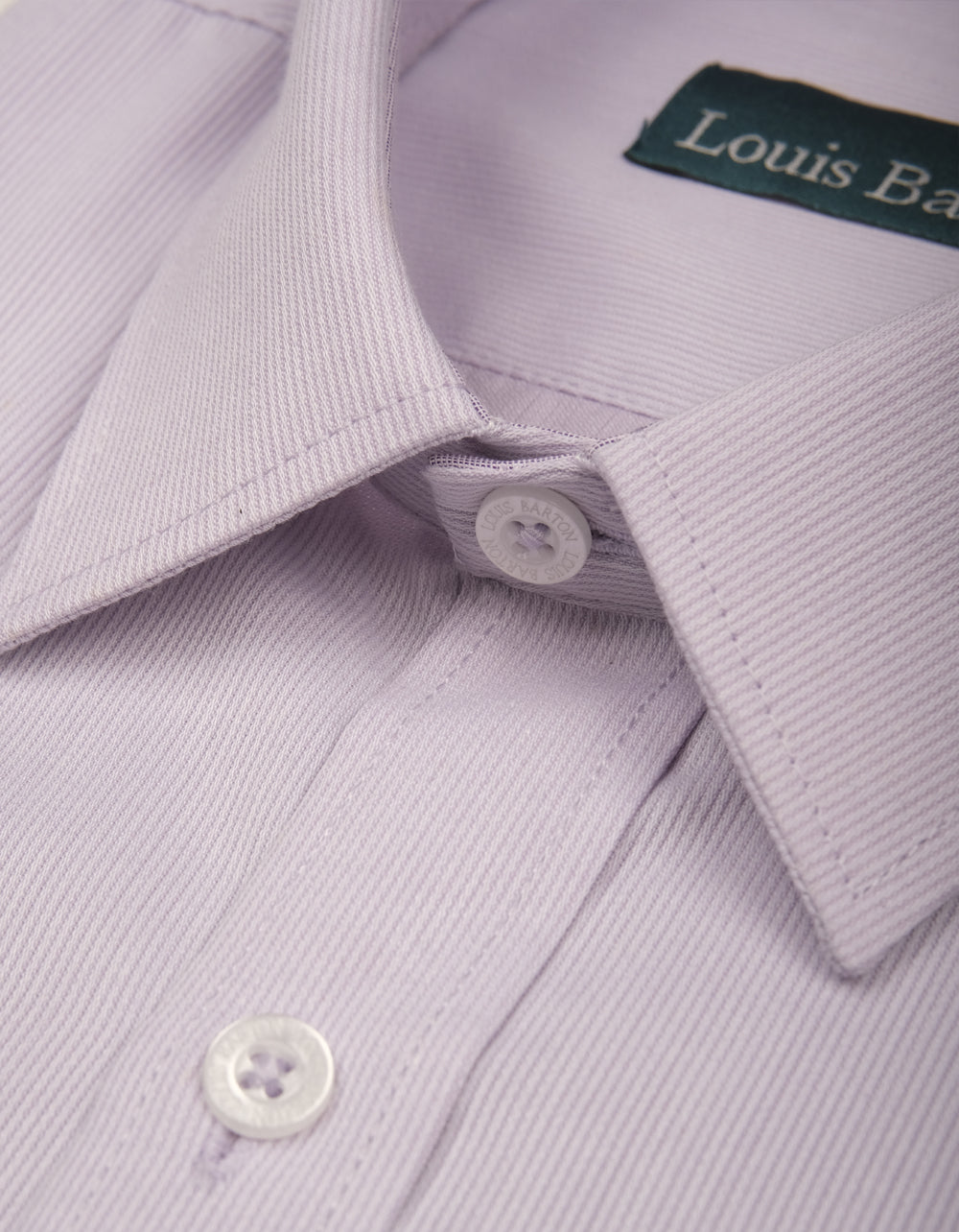 Camisa Manga Larga Lila Rayas Verticales Delgadas - Moldería slim