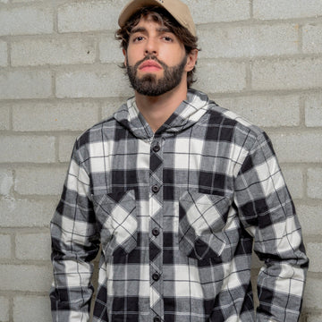Chaqueta Cuadros Blancos Y Negros