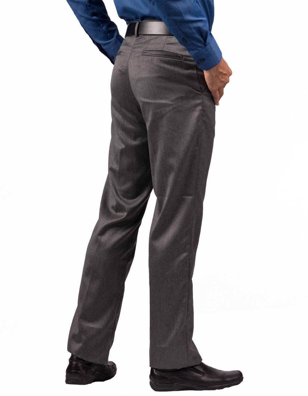 Pantalón Clásico Standard Fit Gris Oscuro