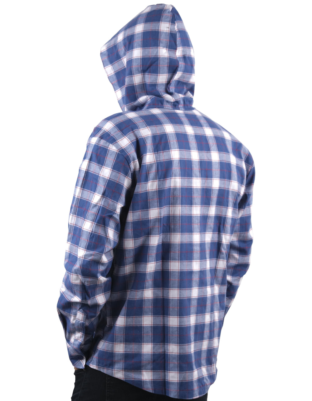 Chaqueta Cuadros Azules Rayas rojas