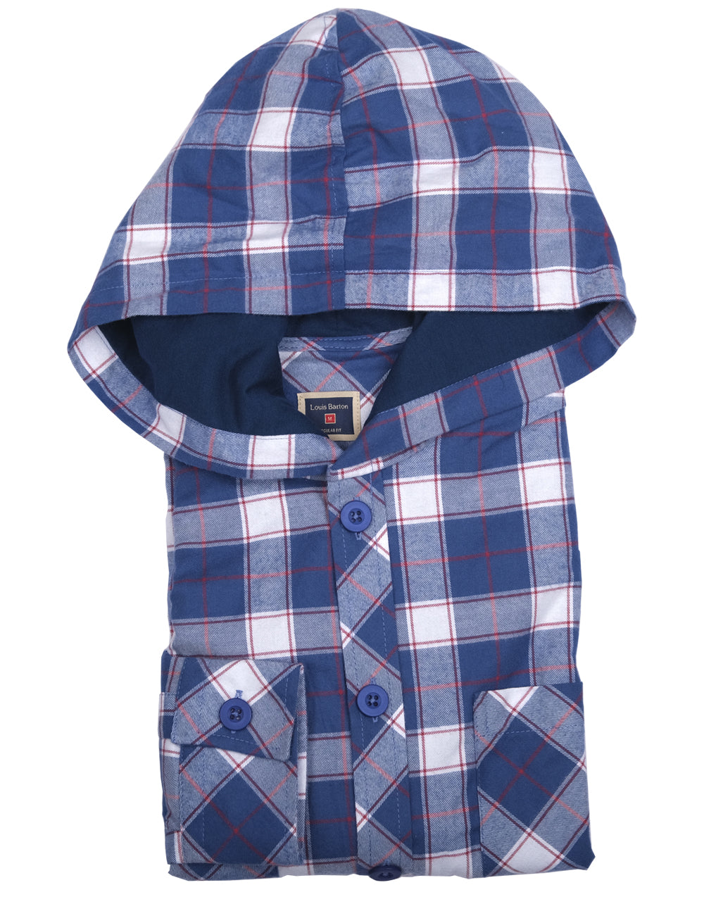 Chaqueta Cuadros Azules Rayas rojas