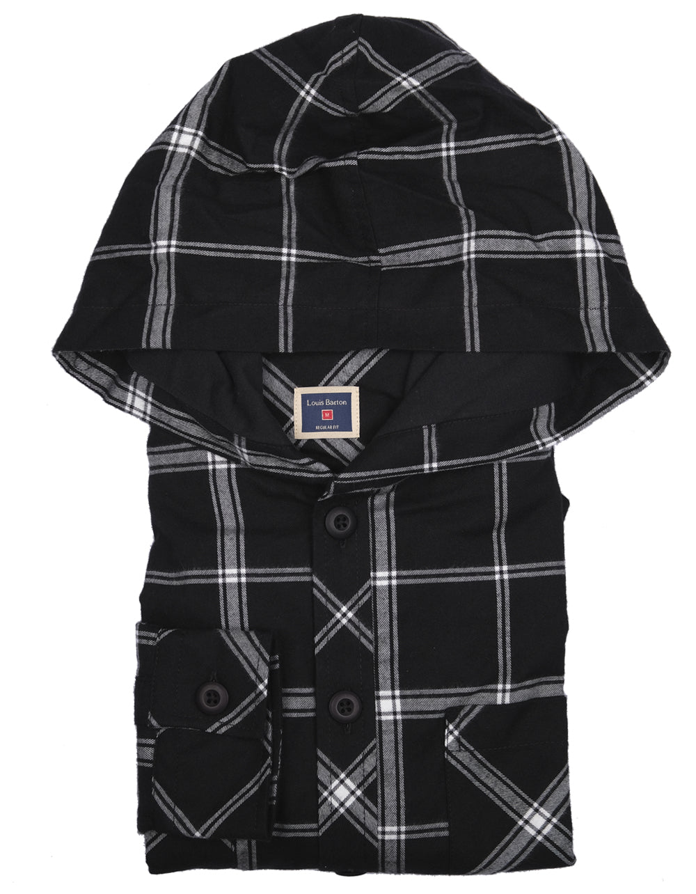 Chaqueta Cuadros Negra Rayas Blancas