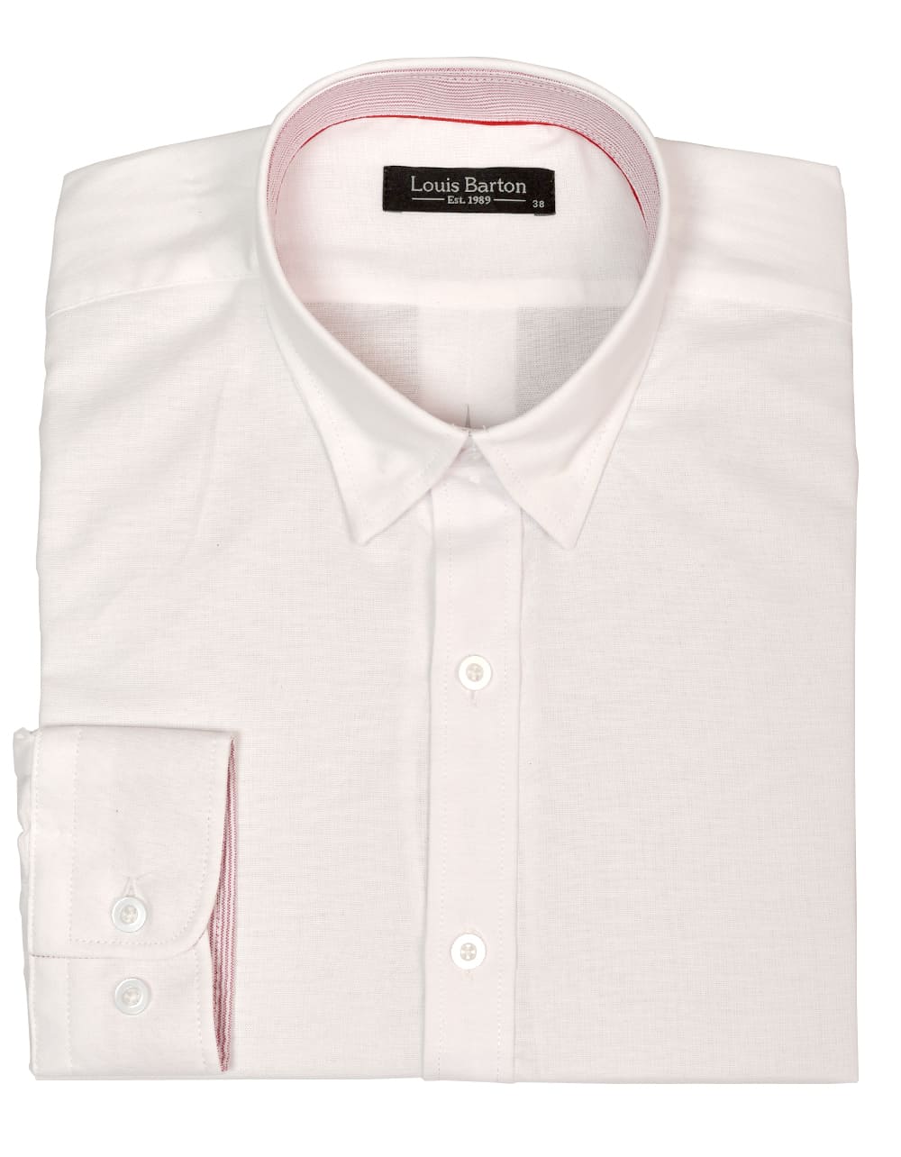 Camisa Oxford Manga Larga Blanca Moldería Clásica