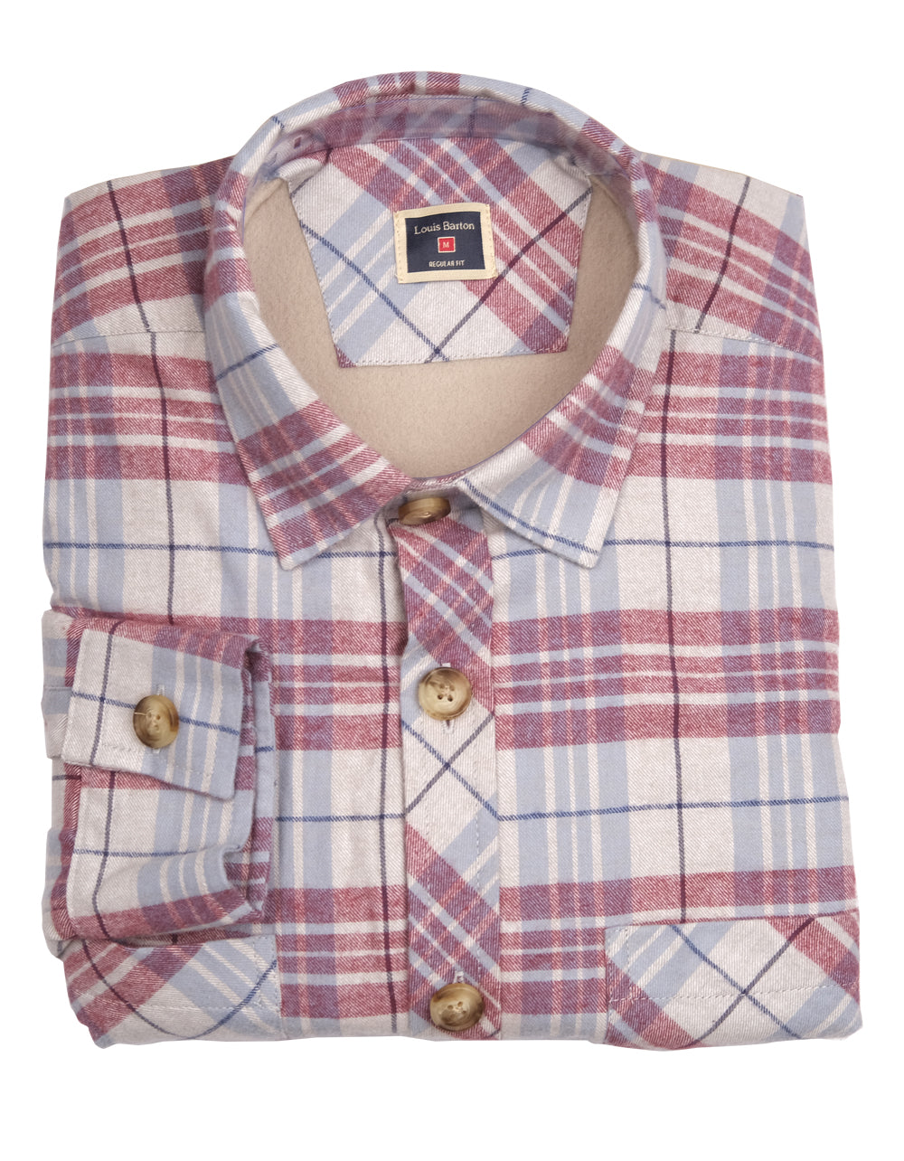 Chaqueta Cuadros Rojo Azul Blanco