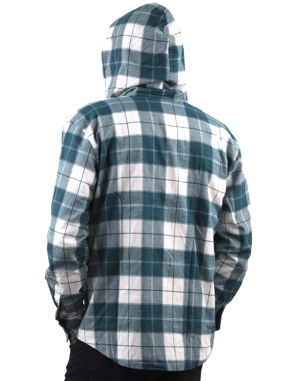 Chaqueta Cuadros Verdes Y Blancos